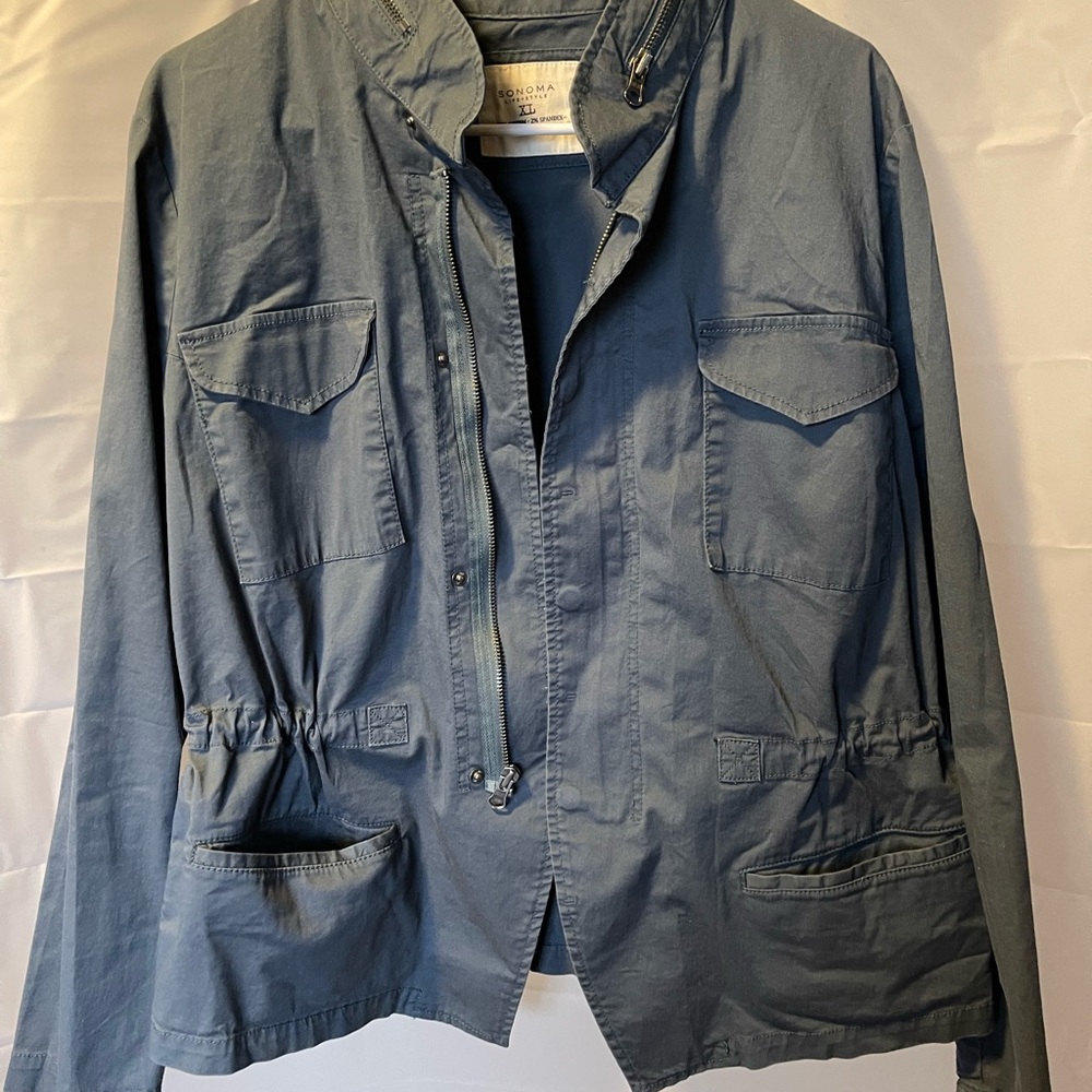Sonoma Women’s Jacket Gray Size XL